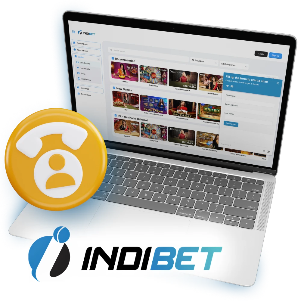Indibet support can help you in any moment.