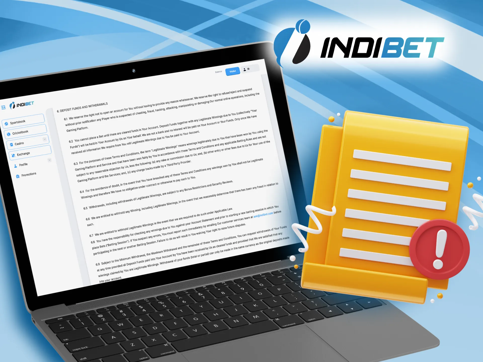 Read the conditions before start withdrawing funds.