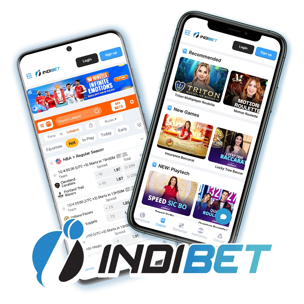 Get the IndiBet app for seamless gaming anytime anywhere.